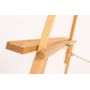 Tripod Easel Adjustable Artist Easel Stand Solid Beech Wood Portable Collapsible Tripod Painting Wreath Easel WJ-7