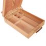 Wooden French Tripod Easel Portable Sketch Table Box Folding Durable Art Painter