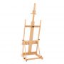 H Frame Studio Easel dengan Baki Penyimpanan Nyaman & Sudut Kerja yang Dapat Disesuaikan