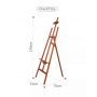 Wholesale Custom Wreath Easel Beech Display Easel Adjustable French Display Easel HJ-2B