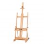 H Frame Studio Easel dengan Baki Penyimpanan Nyaman & Sudut Kerja yang Dapat Disesuaikan