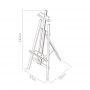 Custom Wreath Easel Beech Display Easel Adjustable French Display Easel HJ-2C