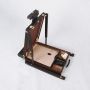 Black French Easel, Portable Art Easel with Storage Sketch Box, Wooden Art Painting Easel for Painting and Drawing