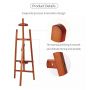 Wholesale Custom Wreath Easel Beech Display Easel Adjustable French Display Easel HJ-2B