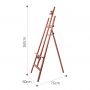 High Quality Top Quality Artist Small Master wooden Drawing Painting studio easel