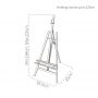 Floor-Standing Forward-Style Easel Poster Display Easel Wedding display Easel W09B