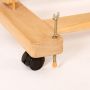 Extra Large Double Mast Wooden H-Frame Studio Floor Easel Adjustable Tilts Flat Premium Beechwood Canvas Painting Holder
