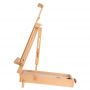 Table Metal Easel Box- Adjustable Metal Lined Sketch Box With Beechwood Table Easel