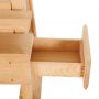 Extra Large Double Mast Wooden H-Frame Studio Floor Easel Adjustable Tilts Flat Premium Beechwood Canvas Painting Holder