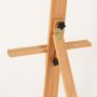 Desain Inovatif Kustom Sederhana Portable Beech Display Easel Adjustable Display Easel I- Frame
