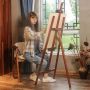 adjustable-floor-wooden-artist-easel-h-frame-with-art-supply-storage-drawer