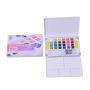 12 color solid watercolor with plastic box. Student level