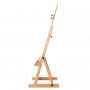 popular custom size Wooden adjustable artist Folding Simple beech painting drawing studio easel stand for wedding sign
