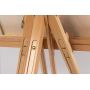 popular customize size Tripod wooden painting drawing studio Display beech folding triangle easels suppliers for outdoor