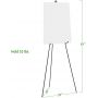Rosewood Finish Deluxe Crank Adjusting Studio Easel Display Easel Holds Canvas Art