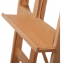 Medium-Duty Studio H-Frame Easel - Medium Solid Beech Wood Artist Easel Adjustable Tilting Floor Painting Easel Stand