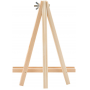9.5 inch Tall Pine Wood Tripod Adjustable Painting Decoration Display Stand Hold Canvas Easel