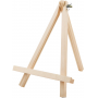 9.5 inch Tall Pine Wood Tripod Adjustable Painting Decoration Display Stand Hold Canvas Easel