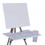 Portable Outdoor Sketch Painting Field Aluminum Metal Tripod Easel with Plastic Palette for Artists, Students, Art Enthusiast