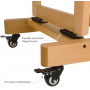 Extra Large and Thicken Deluxe Rocker Crank Industrial Style Artist Easel