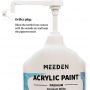 Art Class Perfect for Non-Toxic Acrylic Poured Paintings Heavy Body Acrylic Paint with Pump Lid