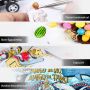 Acrylic Paint Set Rich Pigments Colors Large Bottle Non-Toxic Paints
