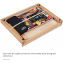 Artist Drawing & Sketching Board with A Drafting T-Square- Portable