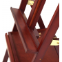 Walnut Studio H-Frame Easel with Art Supply Storage Drawer - Adjustable (60~75) Wood Easel Stand