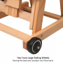 Versatile Studio H-Frame Easel - All Media Adjustable Beech Wood Studio Easel, Painting Floor Easel Stand