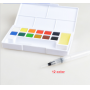 Portable Travel 48/ 36 solid watercolor paint pans