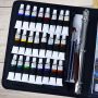 38 Pcs acrylic paint brushes With Board ,Paintbrush,Palette For Artist and Kids