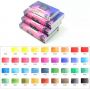 Portable Travel 48/ 36 solid watercolor paint pans