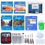 art Supply 107pcs Deluxe Acrylic Painting Set