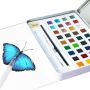 36/48 color solid water color set cake with brush China art supplies