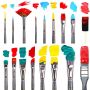 Acrylic Paints for Canvas Wholesale 16 Colors 60ml Acrylic Paint Bottles Colors Artist Set for Painting