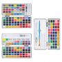 professional 50/72/90 Including Metallic and Fluorescent Colors in Portable Box soild Watercolor paint Set for Artists