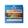 24colors canvas portrait painting oil based color paint set