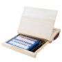 Art Supply 38pcs Wood Box Easel Acrylic Painting Set with Wood Palette for kids