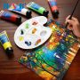Non-Toxic DIY 75ml acrylic paint peinture acrylique set