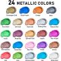 Wholesale 100ml Bulk Cheap Metallic Acrylic Paint Tubes Set for Kids Painting