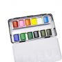 Water Color Cakes Wholesale 12 Colors Solid Watercolor Paint Set in Tin Box