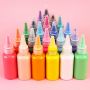 DIY Plastic Bottle Acrylic Colour Paint Custom High Quality 24 Colors 30ml Low Price Acrylic Paints Kit for Kids