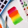 Wholesale Professional 70 Colors Aquarelles Painting Solid Watercolor Paint Set With Water Brush Pen