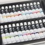 Studio Acrylic Paint Customized 24 Colors 12ml Aluminum Tubes Acrylic Paint Aluminum Tubes