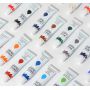 Wholesale Customized 25x12ml Low Price Acrylic Color Paint Aluminum Tube Artist Set with A Plastic Palette