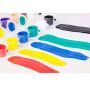 DIY Paint Wholesale 12 Colors 3ml Non-Toxic Mini Acrylic Paints Pot Set Colors and 2 Paint Brush Set for Kids