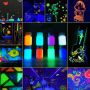 Custom 8 Colors 30ml Glow in the Dark Acrylic Paint Acrylic Glow Paint