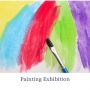 Round Shape Solid Pigment Custom 36 Colors Watercolor Cake Set with 1 Pcs Paint Brush