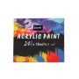 Custom High Quality 24 Colors 12ml Low Price Acrylic Paints Tubes Kit for Kids Painting