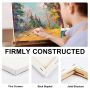 Wholesale 6 Pcs 16x20 inch 380g Stretch Artist Oil Proof Painting Canvases Set for Art Paint